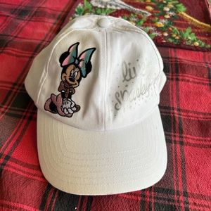 Disney Parks Live Sparkly Minnie Mouse Hat Size Adjustable